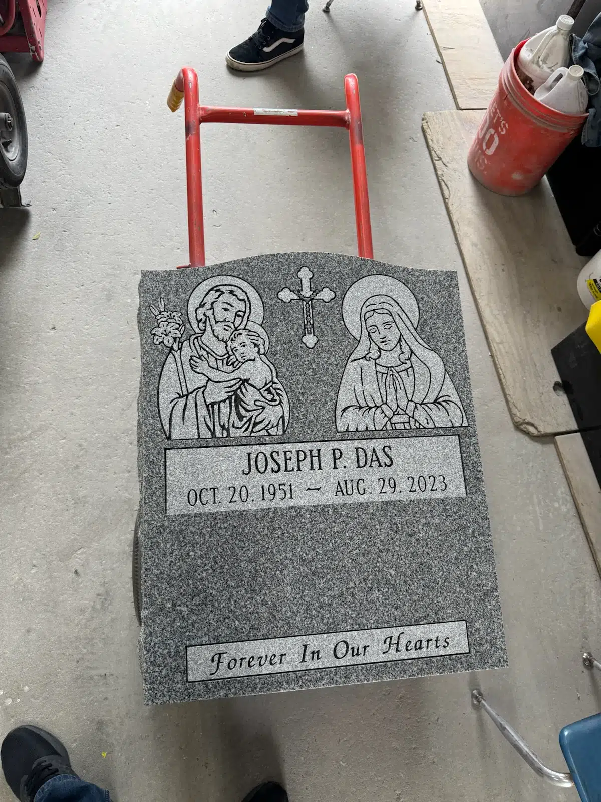 Granite Headstone Pricing hand-carved by NJ Headstone Prices in NJ — image 9