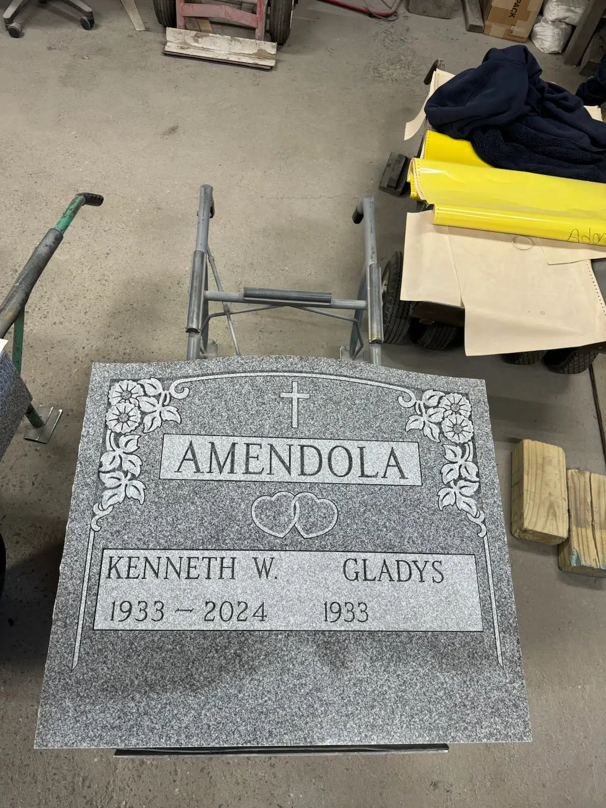 Granite Headstone Pricing hand-carved by NJ Headstone Prices in NJ — image 2
